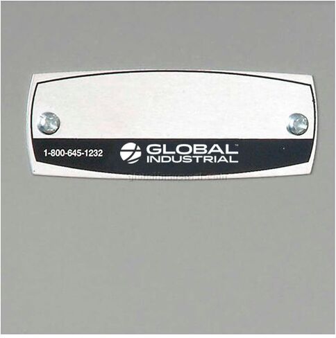 GLOBAL INDUSTRIAL Double Tier Locker, 12x18x36, 2 Door, Ready To Assemble, Gray in Saudi Arabia
