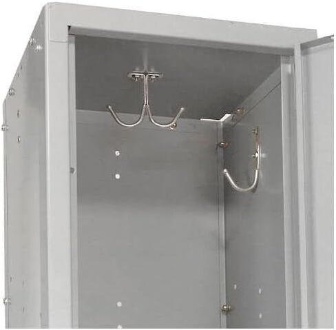 GLOBAL INDUSTRIAL Double Tier Locker, 12x18x36, 2 Door, Ready To Assemble, Gray in Saudi Arabia