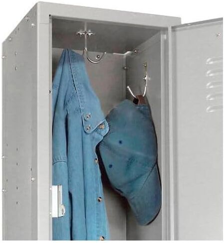 GLOBAL INDUSTRIAL Double Tier Locker, 12x18x36, 2 Door, Ready To Assemble, Gray in Saudi Arabia