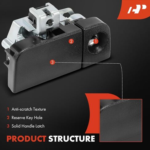 A-Premium Black Glove Box Handle Latch Compatible with Honda CR-V CRV 2002-2006, Element 2003-2007 in Saudi Arabia