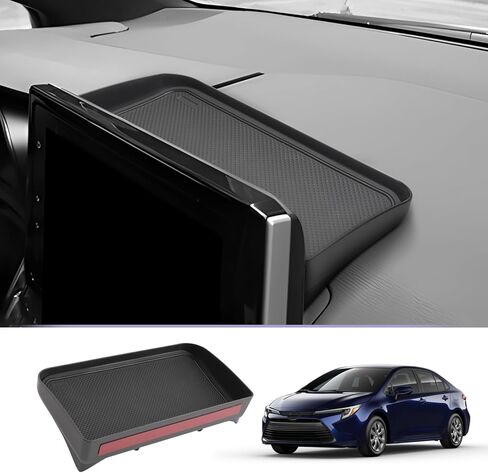 منظم صندوق القفازات LUWU متوافق مع ملحقات Ford F150 2021-2025 2026، مقسم تخزين جانب الركاب، صندوق إدراج قفاز، حجرة تخزين، درج منظم، مواد ABS in Saudi Arabia