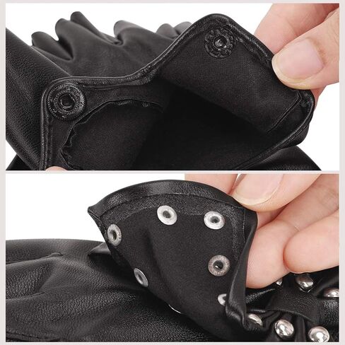 المرأة الشرير الصخرة الكبيرة Bowknot بو الجلود المرحلة نادي الرقص نصف اصبع قفازات in Kuwait