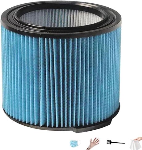 فلتر بديل VF3500 مكون من قطعتين - متوافق مع Ridgid WD3050، WD4050، WD4070، WD4080، WD4522، 4000RV، 4500RV 3-4.5 جالون مكانس رطبة/جافة، فلتر مكنسة كهربائية رطب/جاف مكون من 3 طبقات in Saudi Arabia
