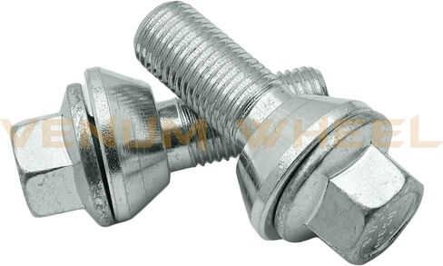 20 Pc Zinc PCD Variation Alloy Wheel Lug Bolts 27mm Shank 12x1.5 Thread Pitch 2mm Spacing On Bolt Pattern Wheel Bolts in Saudi Arabia