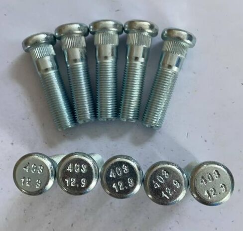 10 PCS Serrated Front Wheel Stud 1/2" Longer Than Stock Lug Bolt Extended Extra Length Replacement for Nissan NP300 Pathfinder Sentra Frontier D21 Xterra Infiniti QX4 in Saudi Arabia