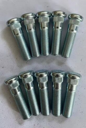 10 PCS Serrated Front Wheel Stud 1/2" Longer Than Stock Lug Bolt Extended Extra Length Replacement for Nissan NP300 Pathfinder Sentra Frontier D21 Xterra Infiniti QX4 in Saudi Arabia