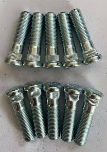 10 PCS Serrated Front Wheel Stud 1/2" Longer Than Stock Lug Bolt Extended Extra Length Replacement for Nissan NP300 Pathfinder Sentra Frontier D21 Xterra Infiniti QX4 in Saudi Arabia