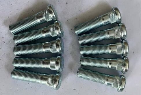 10 PCS Serrated Front Wheel Stud 1/2" Longer Than Stock Lug Bolt Extended Extra Length Replacement for Nissan NP300 Pathfinder Sentra Frontier D21 Xterra Infiniti QX4 in Saudi Arabia