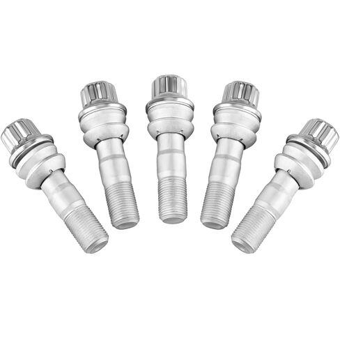 5 قطع براغي عجلة العروة 0009904518 A0009904518 متوافقة مع مرسيدس بنز C167 V167 X167 GLE350 GLE450 GLE53 GLS450 2020-2026 فضي in Saudi Arabia