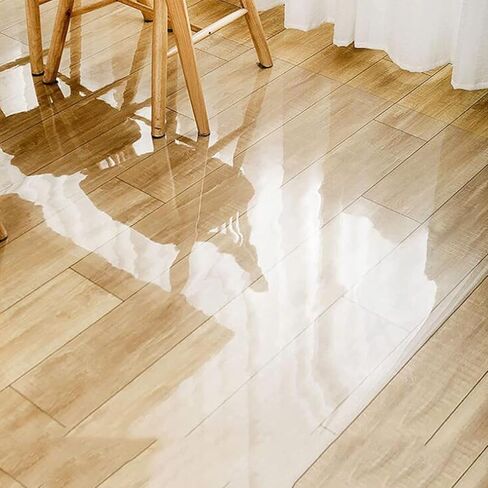 PVC Non-Slip Rug Protector Cover - Clear Plastic Vinyl Floor Mats for Home Office, Anti-Scratch Rolling Chair Mats, Ideal for Carpet Under Tables and Furniture, 1.5/2mm Thick in Kuwait