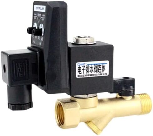 LKS-02F AC220V | 1PC New CHNT Drain Valve LKS-02F Dynamic Electronic Drain Valve AC220V Air Compressor Solenoid Valve/Time Timer Water Valve Time Control Switch 4-point (split) in Saudi Arabia