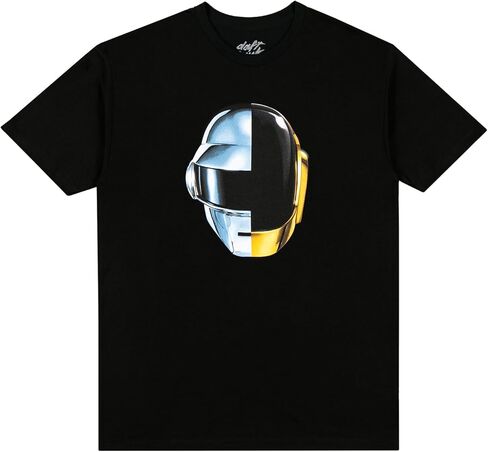 Unisex Adult Daft Punk Official Merch Split Helmet Tee in Saudi Arabia