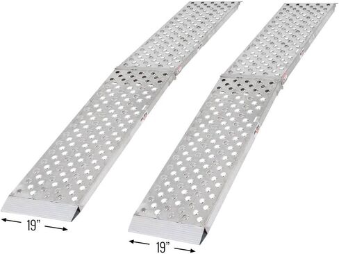 Big Boy EZ Rizer MF2-14419-EZ-ATV Aluminum 12' Extra-Wide Arched Folding Dual Runner ATV Ramps by Black Widow in Saudi Arabia