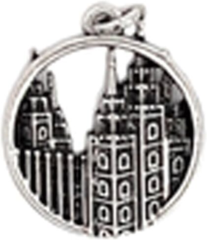 One Moment In Time J33 SLC Temple Charm Antique Silver Tone Mormon LDS CTR in Saudi Arabia