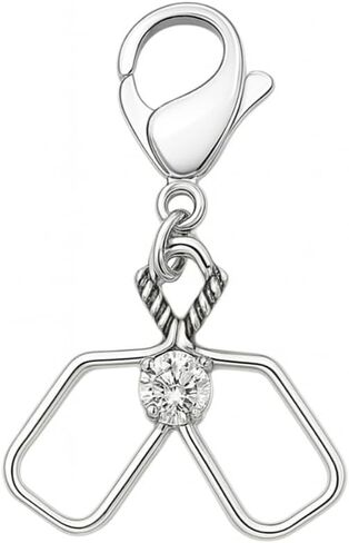 Sportybella Pickleball Clip-On Charm – Silver-Plated Non-Tarnish Accessory with Lobster Clasp and Gift Bag in Saudi Arabia
