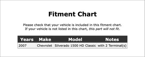 A/C Clutch Cycle Switch Connector Compatible With Chevrolet Silverado 1500 HD Classic 2007 P-4900587 in Saudi Arabia