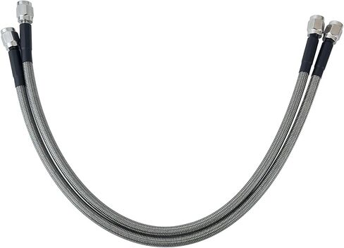 220-8307 Flexline,Brake Hose Kit,Front,18 in, 3 AN Hose,3 AN Straight Inlet,3 AN Straight Outlet,Fittings Included,Various Applications in Kuwait