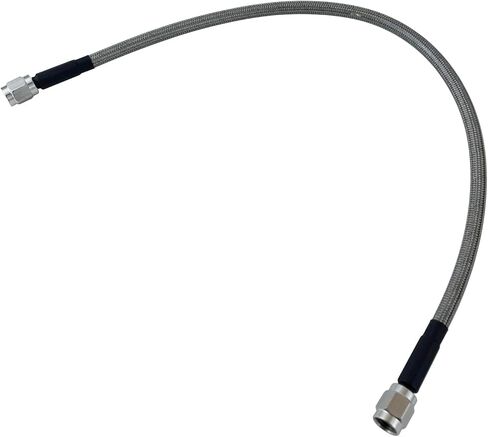 220-8307 Flexline,Brake Hose Kit,Front,18 in, 3 AN Hose,3 AN Straight Inlet,3 AN Straight Outlet,Fittings Included,Various Applications in Kuwait