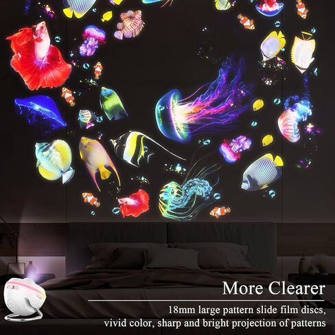 Meteor Galaxy Projector for Bedroom, 13 in 1 Planetarium Projector with Timer, Meteor & RGB Lighting Effects, Ocean Wave Projector Jellyfish Night Light for Kids, Adults in Saudi Arabia