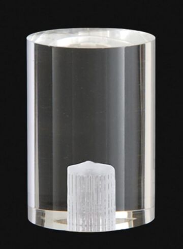 B&P Lamp® أسطوانة أكريليك شفافة كبيرة، ارتفاع 1-1/2 بوصة، قطر 1-1/4 بوصة in Kuwait