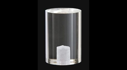 B&P Lamp® أسطوانة أكريليك شفافة كبيرة، ارتفاع 1-1/2 بوصة، قطر 1-1/4 بوصة in Kuwait
