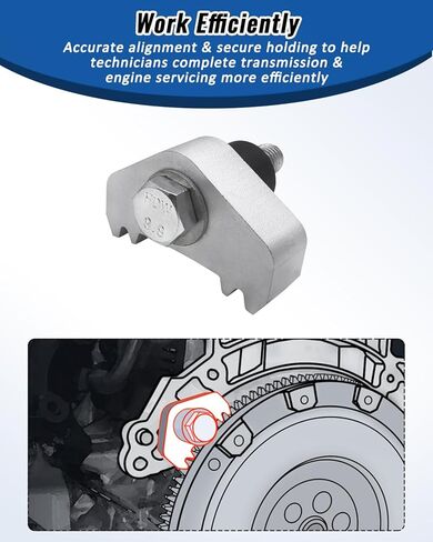 مجموعة أدوات قفل دولاب الموازنة متوافقة مع BMW N20 N40 N42 N43 N45T N46 N46T N51 N52 N53 N54 N62 N73 S85 W17 M47TU M54 M57TU وما إلى ذلك، مجموعة أدوات قفل الاحتفاظ بعجلة الموازنة للمحرك استبدال OEM 119260 in Kuwait