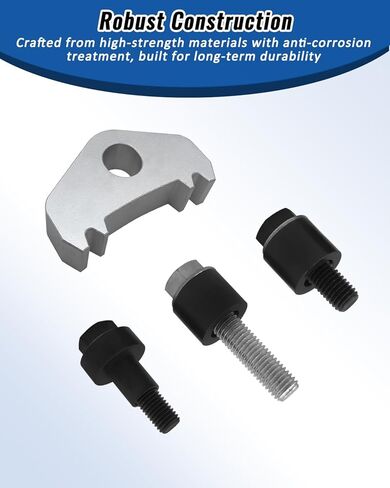 مجموعة أدوات قفل دولاب الموازنة متوافقة مع BMW N20 N40 N42 N43 N45T N46 N46T N51 N52 N53 N54 N62 N73 S85 W17 M47TU M54 M57TU وما إلى ذلك، مجموعة أدوات قفل الاحتفاظ بعجلة الموازنة للمحرك استبدال OEM 119260 in Kuwait