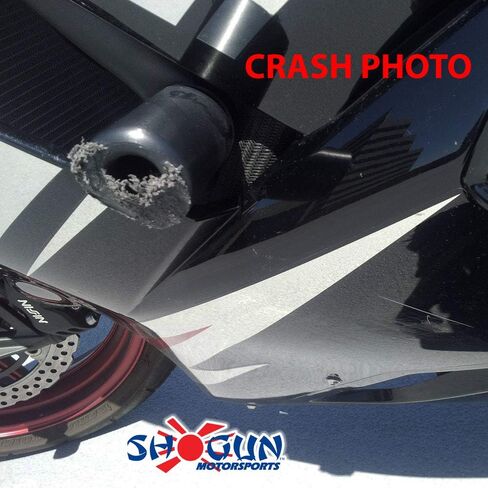 Shogun USA Made Kaw ZX6 ZX6R ZX6RR ZX636 2007 2008 أسود بدون قطع الإطار المتزلجون - 750-4419 in Saudi Arabia