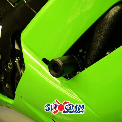 Shogun USA Made Kaw ZX6 ZX6R ZX6RR ZX636 2007 2008 أسود بدون قطع الإطار المتزلجون - 750-4419 in Saudi Arabia