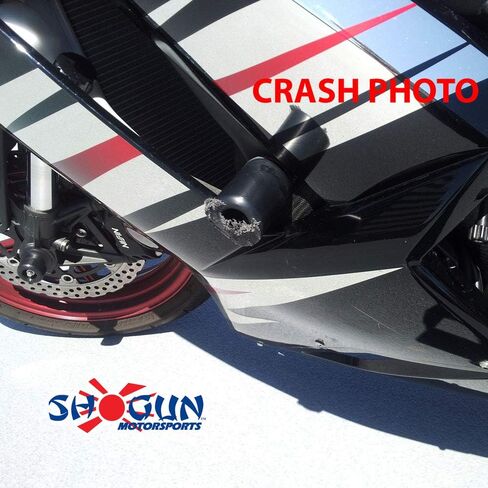 Shogun USA Made Kaw ZX6 ZX6R ZX6RR ZX636 2007 2008 أسود بدون قطع الإطار المتزلجون - 750-4419 in Saudi Arabia