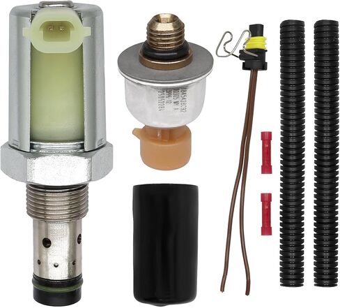 Injector Pressure Regulator Valve 6.0 IPR＆ICP Fit for 2003-2010 Ford Super Duty F250 F350 F450 F550 E350 E450 Excursion 6.0L Diesel Turbocharged Replaces CM5126 AP63417 in Saudi Arabia