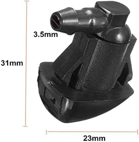 2x Front Windshield Washer Nozzles Replacement For Toyota for Sienna 04-10 for Corolla for SOLARA 85381-AE020 in Saudi Arabia