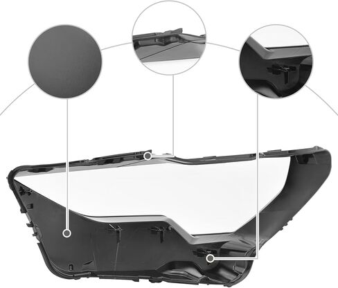 For Audi Q3 2019-2023 Headlight Cover,Right Passenger Side Headlamp Lens Cover for Audi Q3 2019 2020 2021 2022 2023 in Kuwait