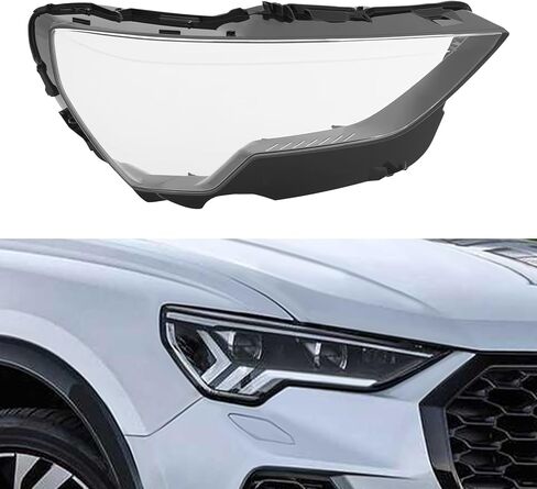 For Audi Q3 2019-2023 Headlight Cover,Right Passenger Side Headlamp Lens Cover for Audi Q3 2019 2020 2021 2022 2023 in Kuwait