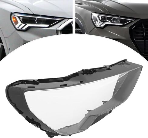 For Audi Q3 2019-2023 Headlight Cover,Right Passenger Side Headlamp Lens Cover for Audi Q3 2019 2020 2021 2022 2023 in Kuwait