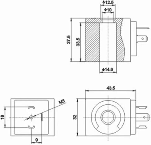1pc 491514P3 D4F 491514P3 D400P3 120v 60HZ 110V 50HZ 13W in Kuwait