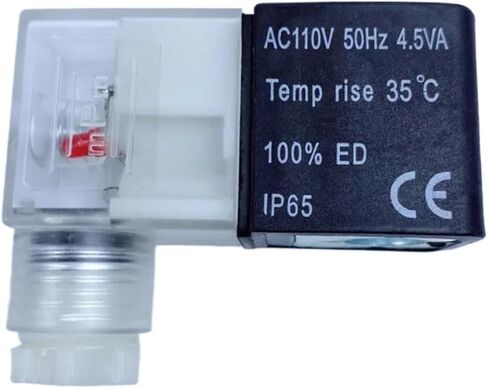 1pc Pneumatic Solenoid Valve Coil 4V210 Series Inner Hole 10mm Height 30mm DC24V, AC220V, AC110V(DC12V) in Kuwait