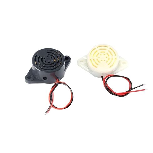 and Black DC3-24V Continuous Sound High Decibel DC Alarm Buzzer SFM-27(White) in Kuwait