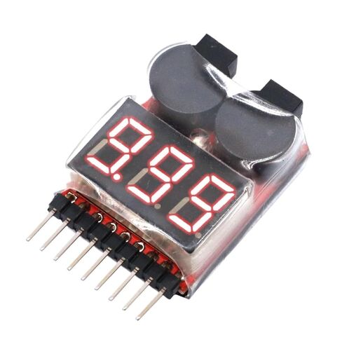 1-8S يبو/ليثيوم أيون/Fe بطارية الجهد 2IN1 تستر إنذار الجهد المنخفض الجرس in Kuwait