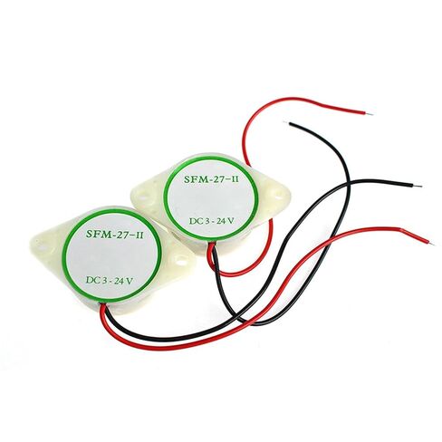2 قطعة SFM-27 الطنان النشط عالية ديسيبل تيار مستمر 3-24 فولت 12 فولت 95DB الطنانة الإلكترونية إنذار صفارة متقطعة in Kuwait