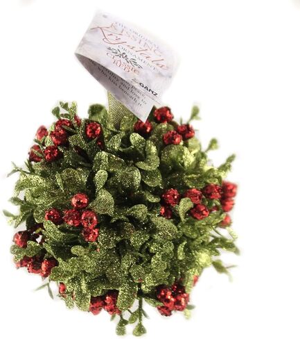 زينة كرة التقبيل من غانز مقاس 5 بوصات، باللون الأحمر، بقطر 5 بوصات. in Kuwait