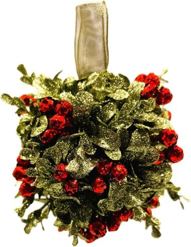 زينة كرة التقبيل من غانز مقاس 5 بوصات، باللون الأحمر، بقطر 5 بوصات. in Kuwait