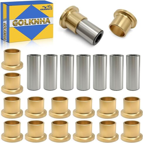 A Arm Bushings and Sleeves Kit For Can-Am Maverick X3 Max 4x4, For Can-Am Maverick X3 R 4x4 2017-2023, Brass Bushing & Chrome Plated Bearing Steel Sleeve in Saudi Arabia