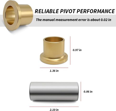 A Arm Bushings and Sleeves Kit For Can-Am Maverick X3 Max 4x4, For Can-Am Maverick X3 R 4x4 2017-2023, Brass Bushing & Chrome Plated Bearing Steel Sleeve in Saudi Arabia