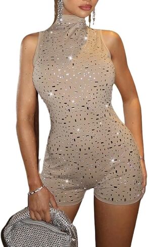 Elegant Sleeveless Jumpsuit With For Autumn Winter Beach Women's Rompers Outfits in Saudi Arabia