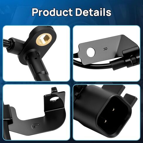 مستشعر سرعة عجلة ABS أمامي يسار يمين يناسب 2007-2016 Jeep Patriot Compass 2.0 2.4، 2007-2012 Dodge Caliber، 2008 2009 2010 2011 2012 2013 2014 2015 2016، السائق/الراكب، 5105573AB 5105572AA in Saudi Arabia