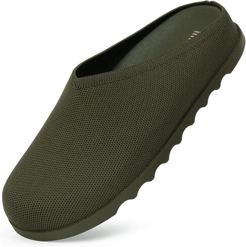 iiimmu Women Clogs Knit Slip On Mules Work Shoes with Arch Support Slippers Round Toe Slides Comfortable Flats in Saudi Arabia