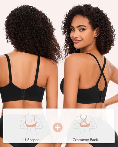 حمالات صدر لاسلكية من HBselect للنساء بدون أسلاك داخلية، حمالات صدر مريحة للنساء، حمالات صدر مبطنة بدون خياطة، حمالة صدر رياضية يومية in Kuwait