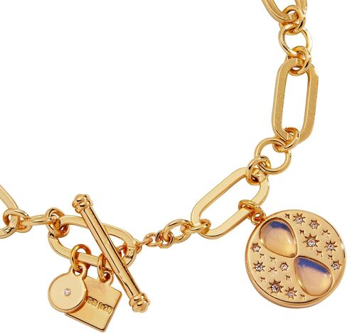 Alex and Ani Harry Potter Time Turner Toggle Bracelet, Brass Shiny Gold in Saudi Arabia