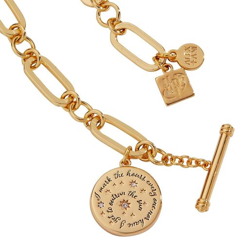 Alex and Ani Harry Potter Time Turner Toggle Bracelet, Brass Shiny Gold in Saudi Arabia